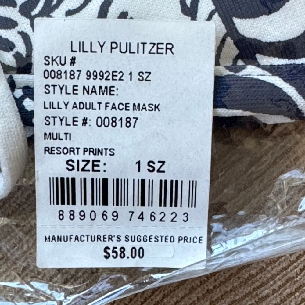 Lilly Pulitzer  Adult Face Masks